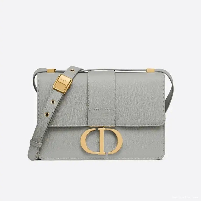 Grey Calfskin 30 Dior Grained Montaigne Bag 0617 Luxury